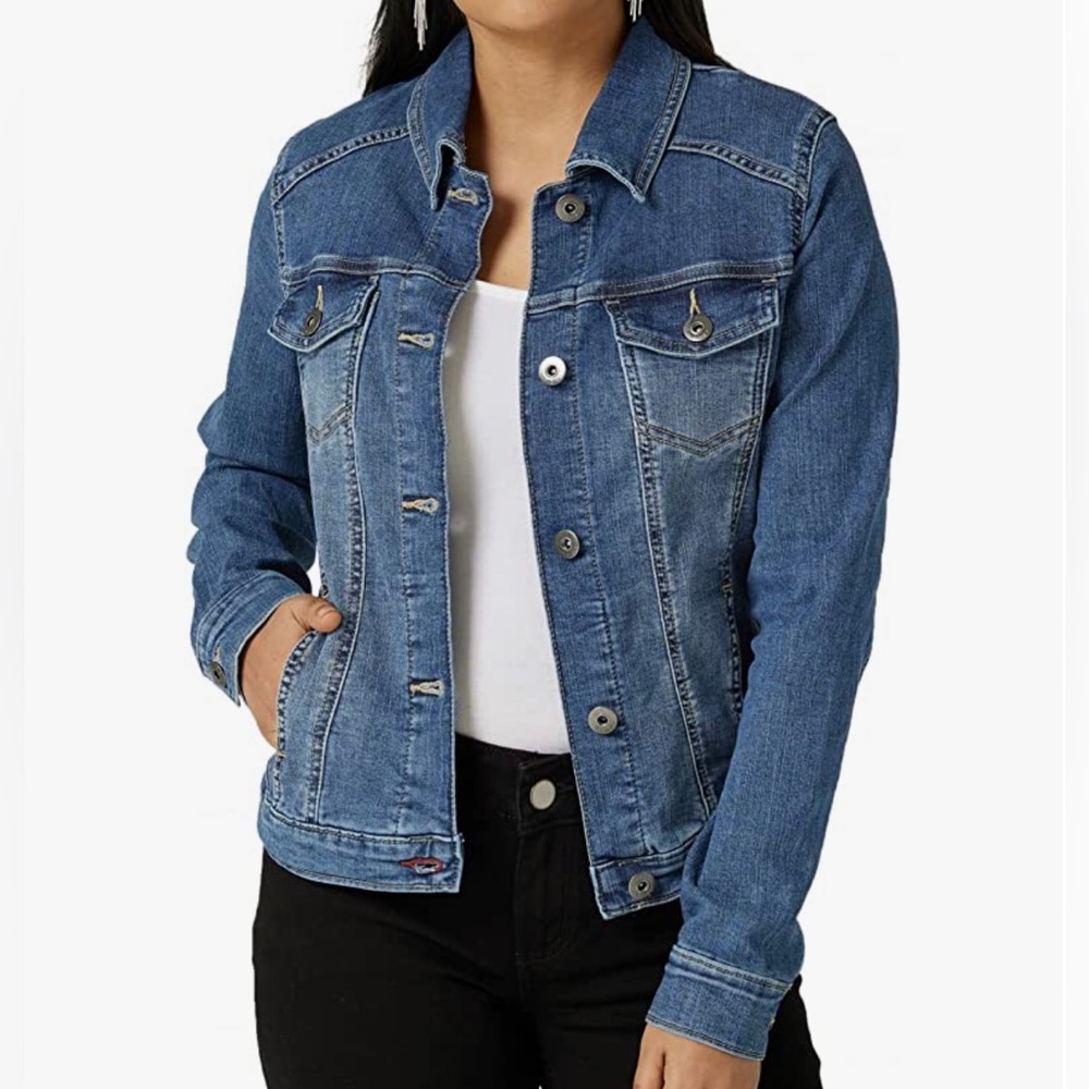 Wrangler Stretch Denim Jacket - Weathered